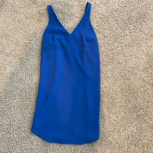 Blue banana republic lined shift dress